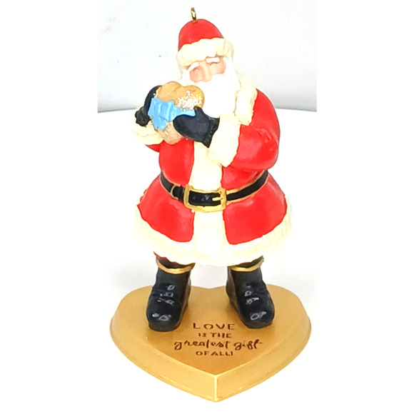 Hallmark Ornament Santa Claus 2011 Gift Of Love Heart Keepsake Collectible - Picture 4 of 12